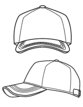 baseballcaps für den druck