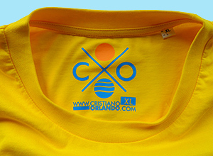 Etiketten aufgedruckt