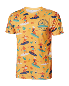 Vollflächiger Druck auf T-Shirts