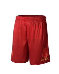 Alloverprint auf Sport Shorts